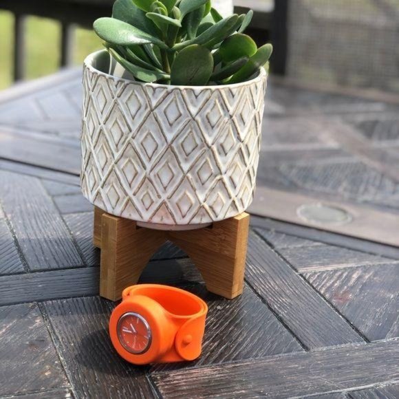 Orange Rumba Slap Watch New Battery - Picture 4 of 4